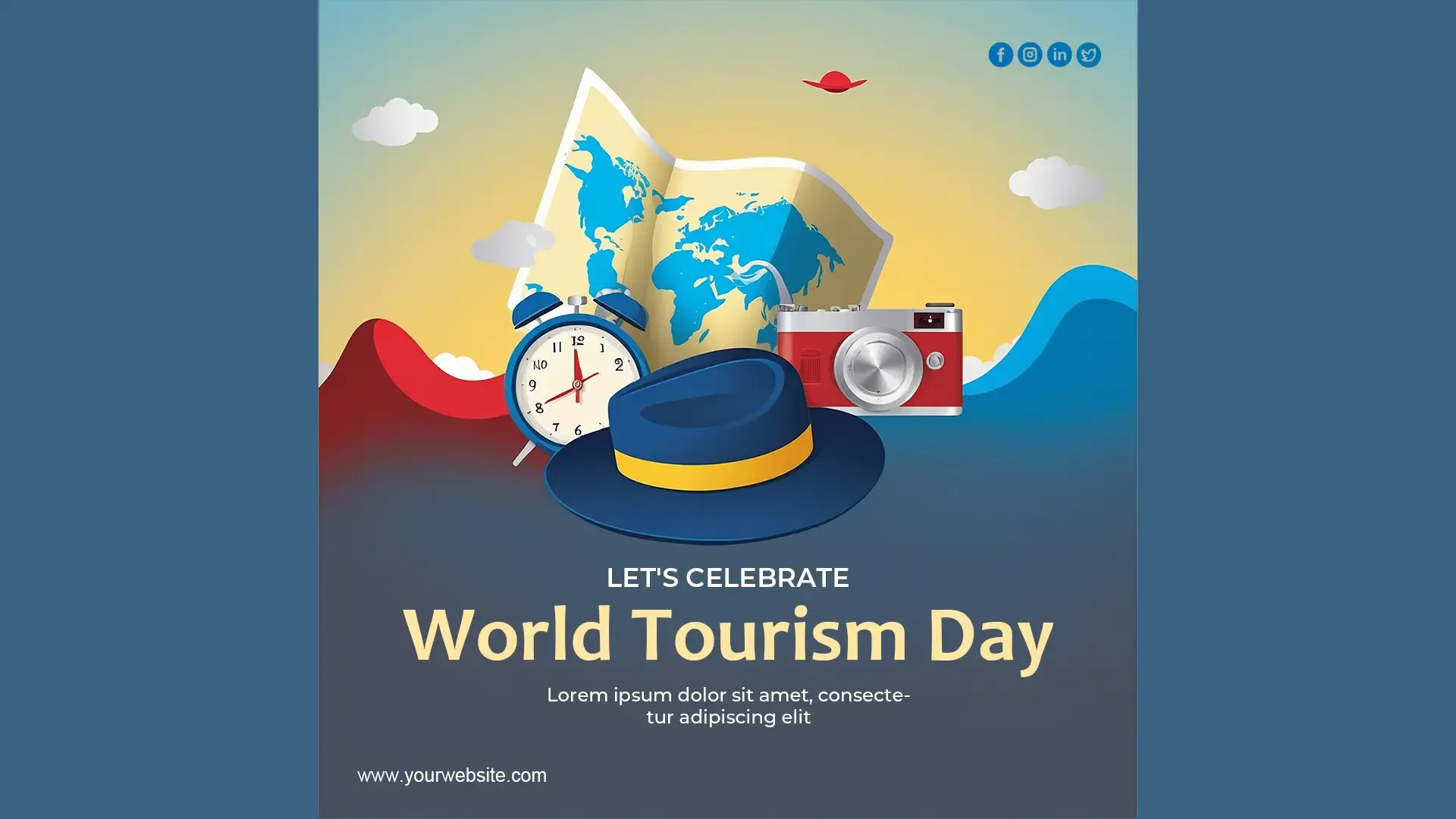 World Tourism Day Instagram Post